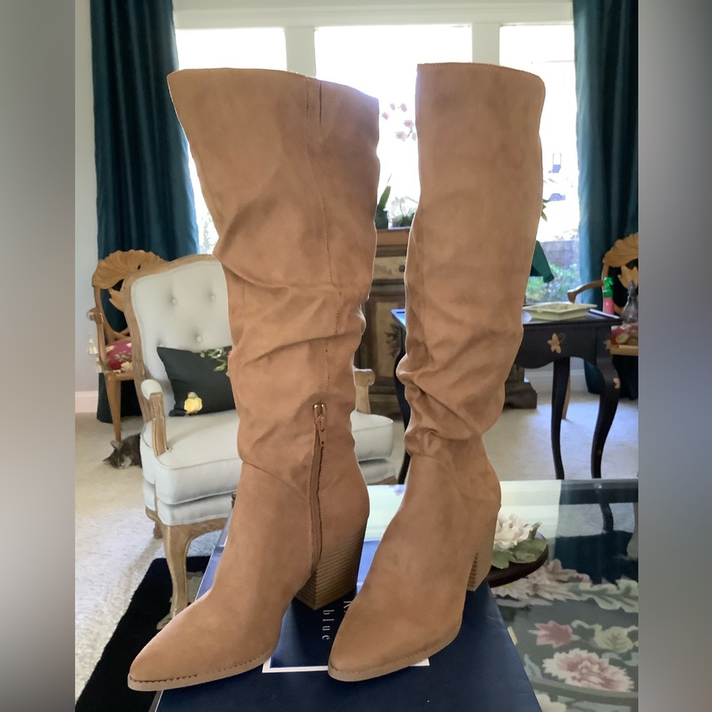 Tall tan boots